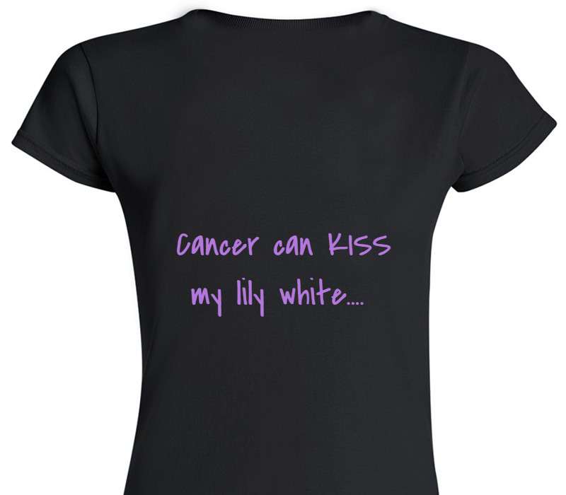 Custom Womens Soft Style 100% Cotton Black T-Shirt
