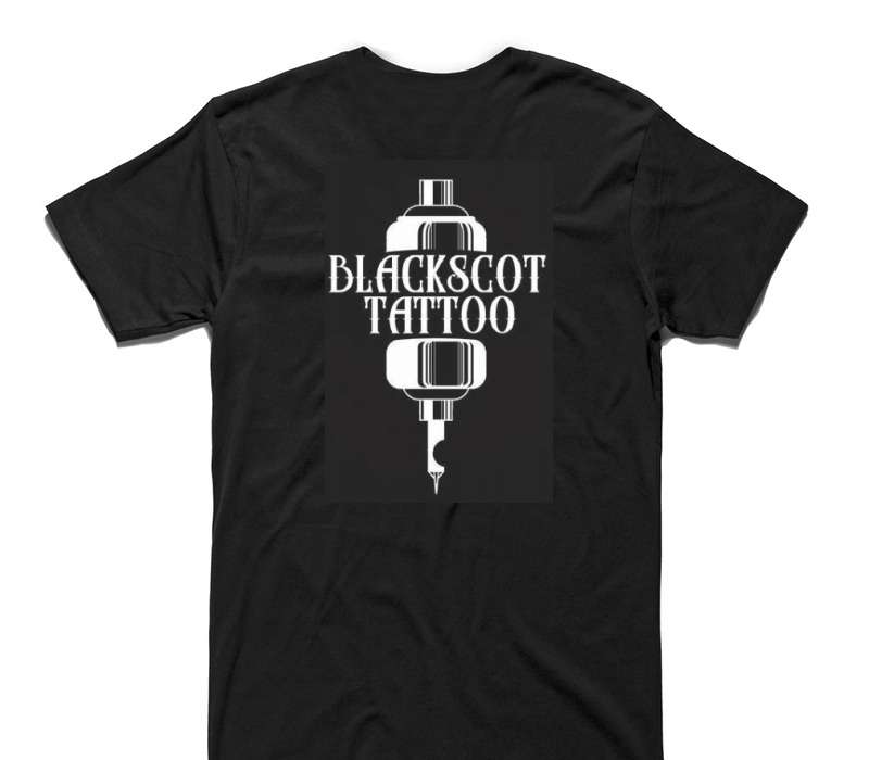 Custom AS Colour 100% Cotton Black T-Shirt