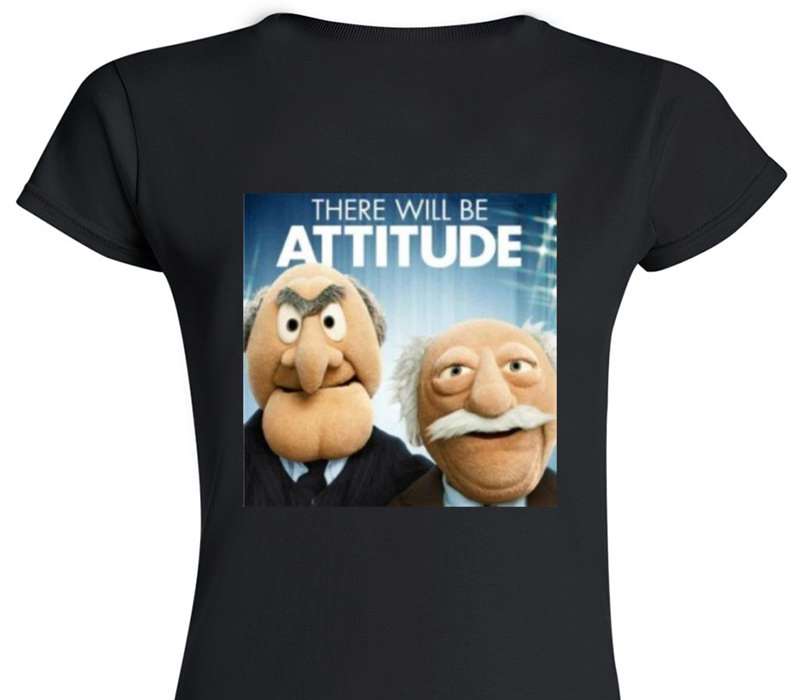 Custom Womens Soft Style 100% Cotton Black T-Shirt