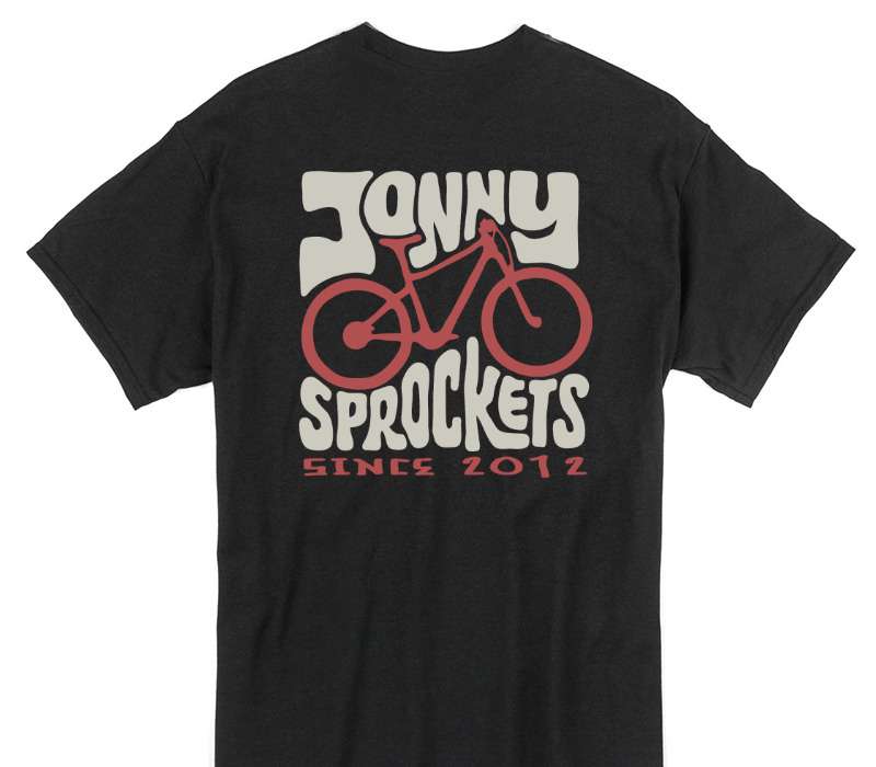 Custom Gildan 100% Cotton Black T-Shirt