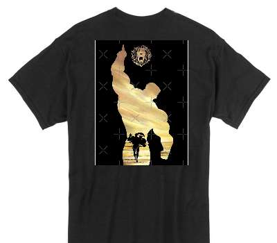 Custom Gildan 100% Cotton Black T-Shirt