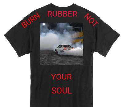 Custom Gildan 100% Cotton Black T-Shirt