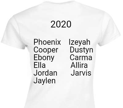Custom Womens Soft Style 100% Cotton White T-Shirt