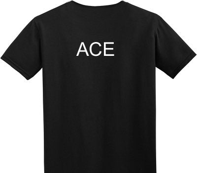 Custom Adult Soft Style 100% Cotton Black T-Shirt