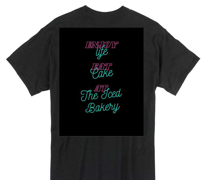 Custom Gildan 100% Cotton Black T-Shirt