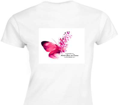 Custom Womens Soft Style 100% Cotton White T-Shirt