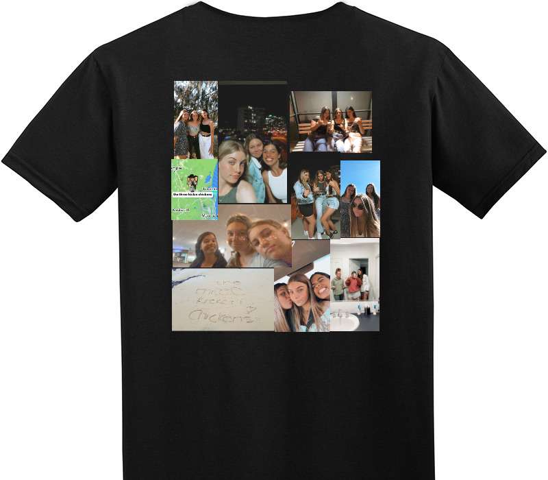 Custom Adult Soft Style 100% Cotton Black T-Shirt