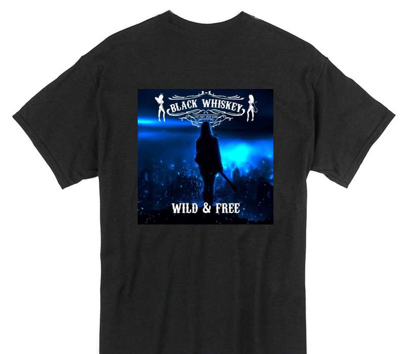 Custom Gildan 100% Cotton Black T-Shirt