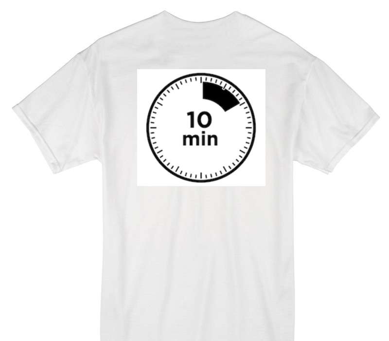 Custom Gildan 100% Cotton White T-Shirt