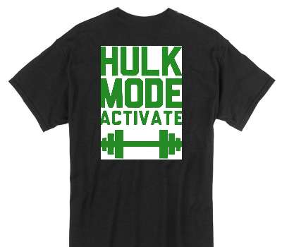 Custom Gildan 100% Cotton Black T-Shirt