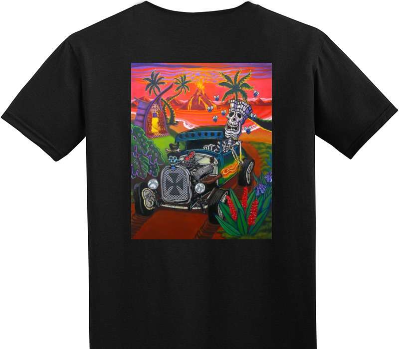 Custom Adult Soft Style 100% Cotton Black T-Shirt