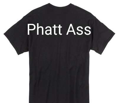 Custom Gildan 100% Cotton Black T-Shirt