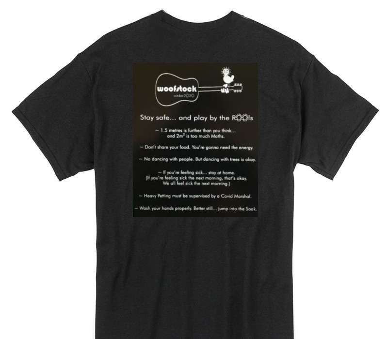 Custom Gildan 100% Cotton Black T-Shirt