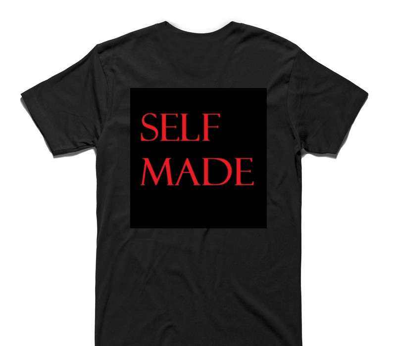 Custom AS Colour 100% Cotton Black T-Shirt