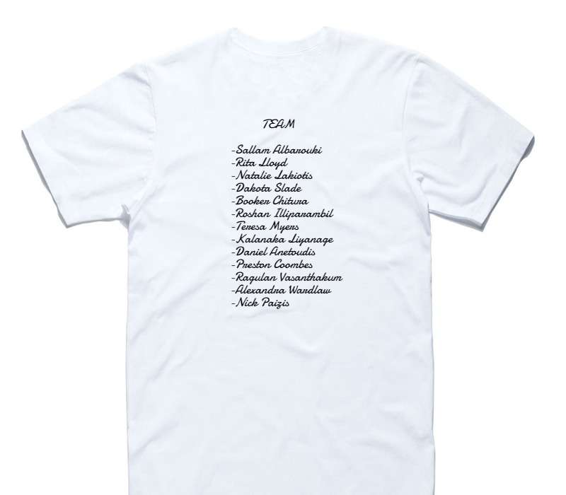 Custom AS Colour 100% Cotton White T-Shirt