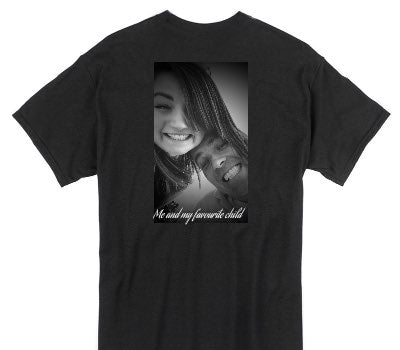 Custom Gildan 100% Cotton Black T-Shirt