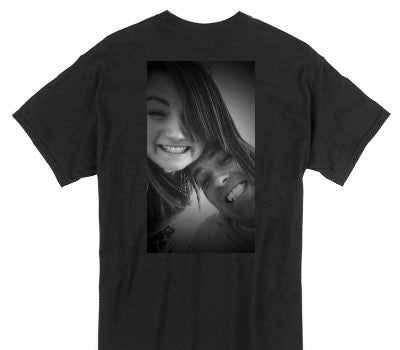 Custom Gildan 100% Cotton Black T-Shirt