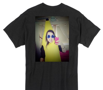 Custom Gildan 100% Cotton Black T-Shirt