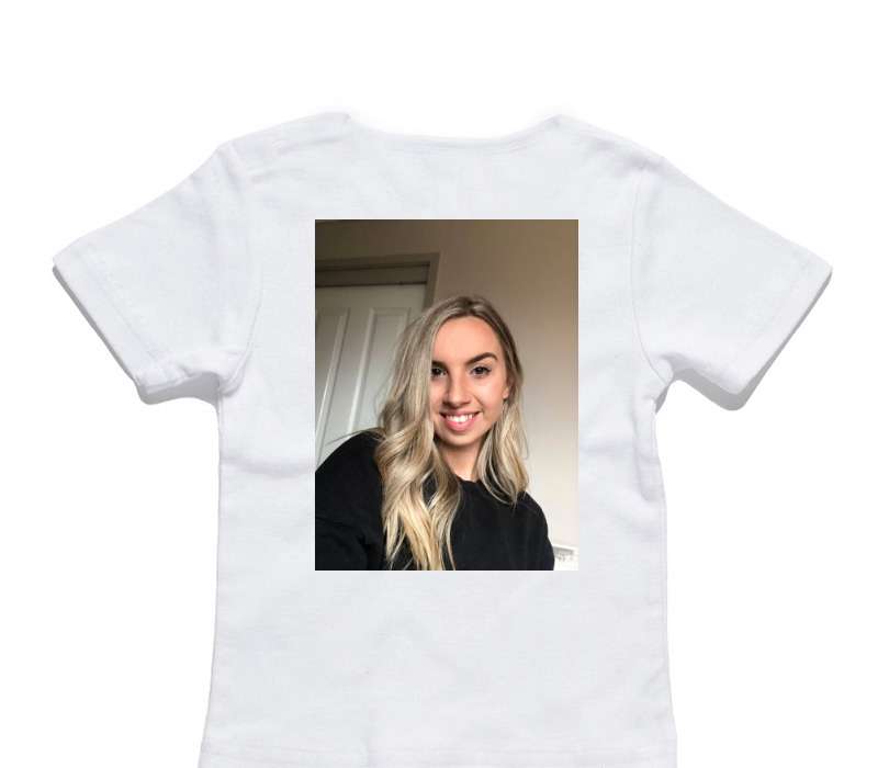 Custom AS Colour White Baby T-Shirt