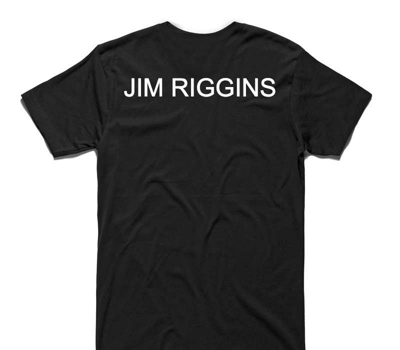 Custom AS Colour 100% Cotton Black T-Shirt