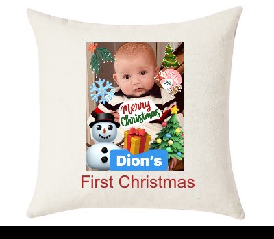 Custom Cushion Cover 50cm x 50 cm Off White