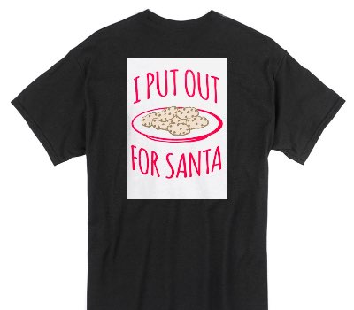 Custom Gildan 100% Cotton Black T-Shirt