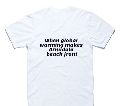 Custom AS Colour 100% Cotton White T-Shirt