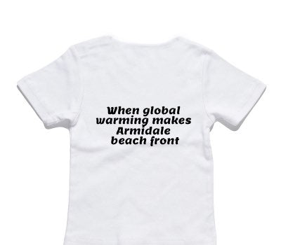 Custom AS Colour White Baby T-Shirt