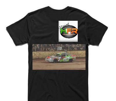 Custom AS Colour 100% Cotton Black T-Shirt