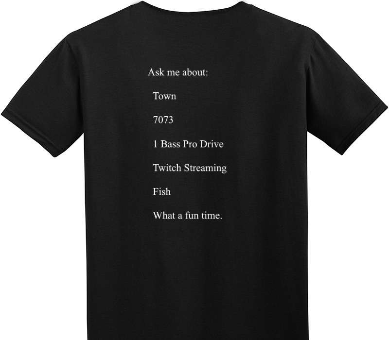 Custom Adult Soft Style 100% Cotton Black T-Shirt