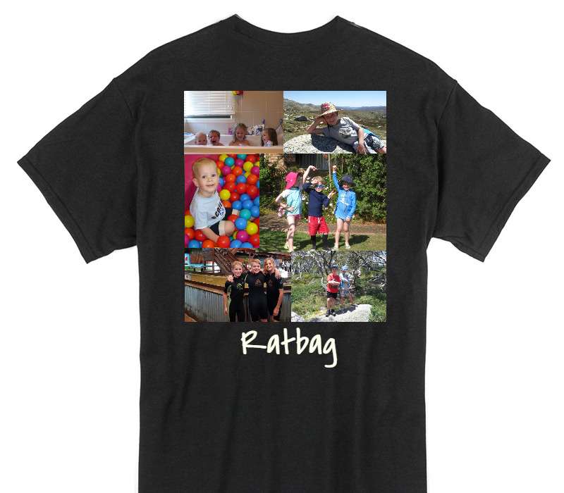 Custom Gildan 100% Cotton Black T-Shirt
