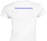 Custom Womens Soft Style 100% Cotton White T-Shirt