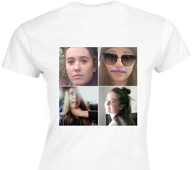 Custom Womens Soft Style 100% Cotton White T-Shirt