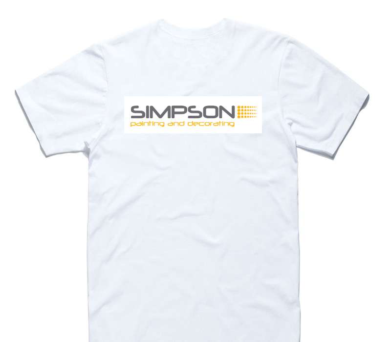 Custom AS Colour 100% Cotton White T-Shirt