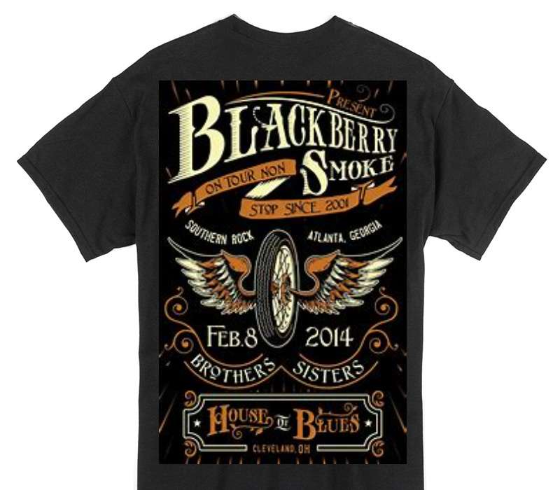 Custom Gildan 100% Cotton Black T-Shirt