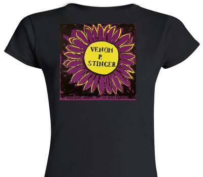 Custom Womens Soft Style 100% Cotton Black T-Shirt