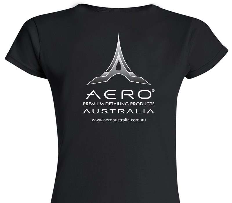 Custom Womens Soft Style 100% Cotton Black T-Shirt
