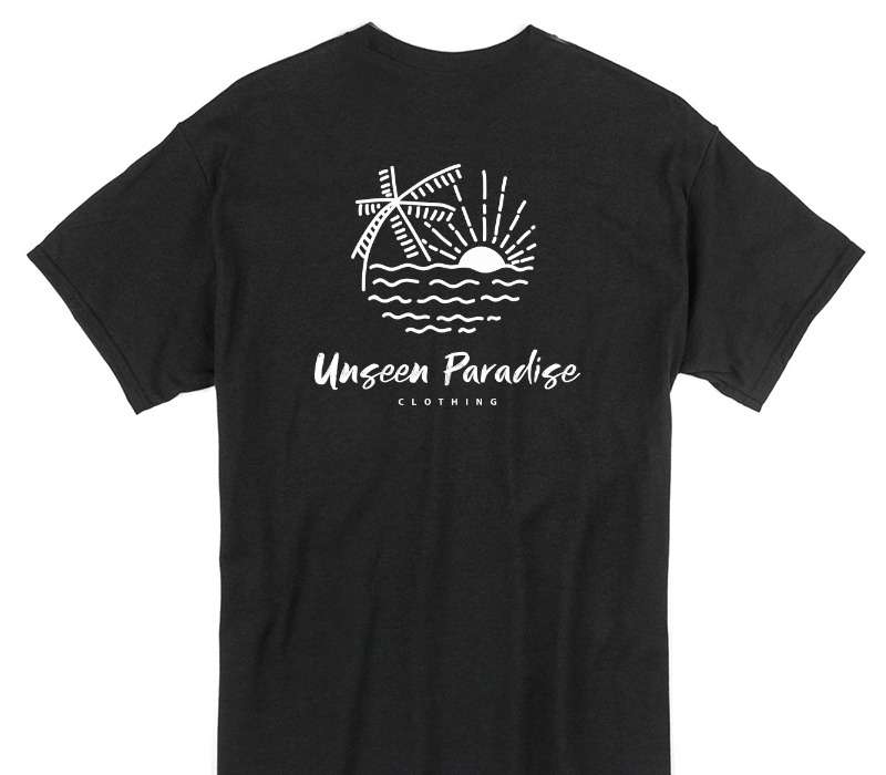 Custom Gildan 100% Cotton Black T-Shirt