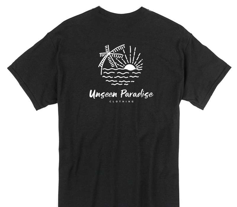 Custom Gildan 100% Cotton Black T-Shirt