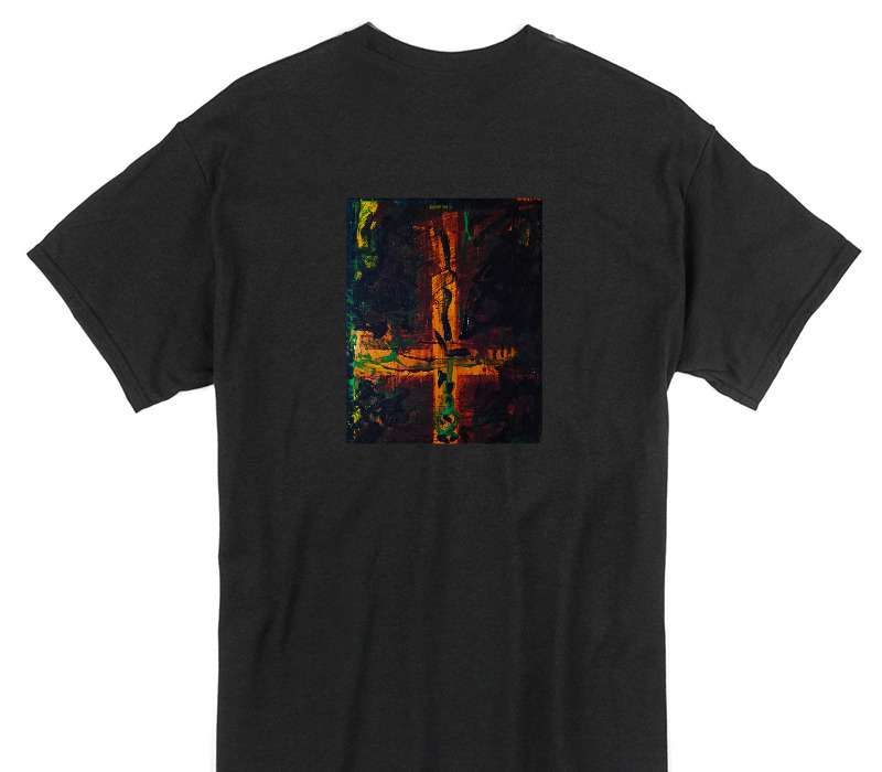Custom Gildan 100% Cotton Black T-Shirt