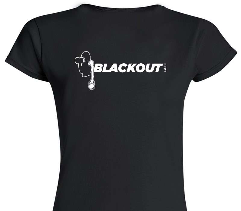 Custom Womens Soft Style 100% Cotton Black T-Shirt