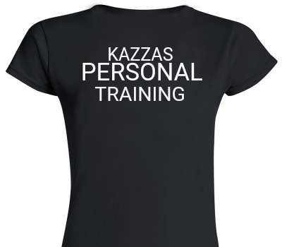 Custom Womens Soft Style 100% Cotton Black T-Shirt