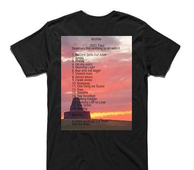 Custom AS Colour 100% Cotton Black T-Shirt