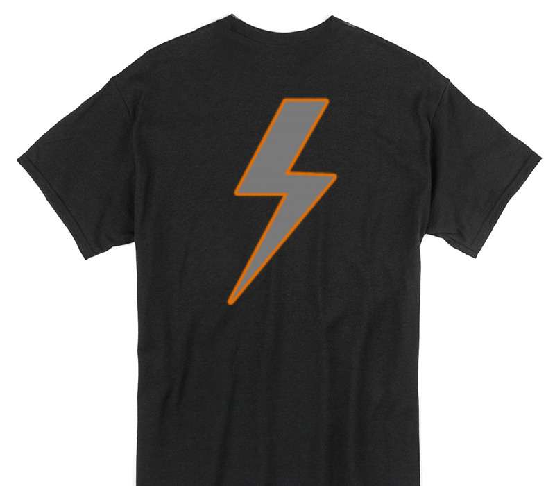 Custom Gildan 100% Cotton Black T-Shirt
