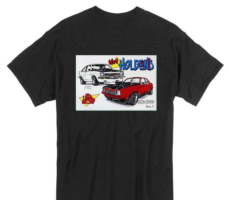 Custom Gildan 100% Cotton Black T-Shirt