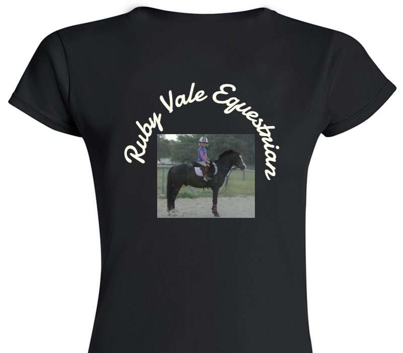 Custom Womens Soft Style 100% Cotton Black T-Shirt
