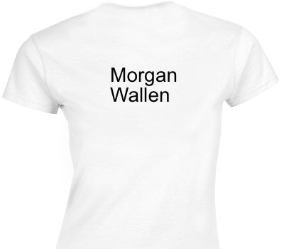 Custom Womens Soft Style 100% Cotton White T-Shirt