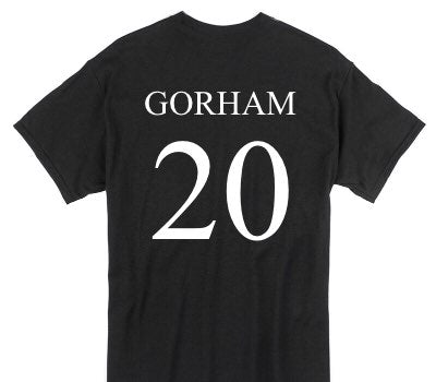 Custom Gildan 100% Cotton Black T-Shirt