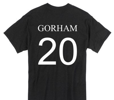 Custom Gildan 100% Cotton Black T-Shirt
