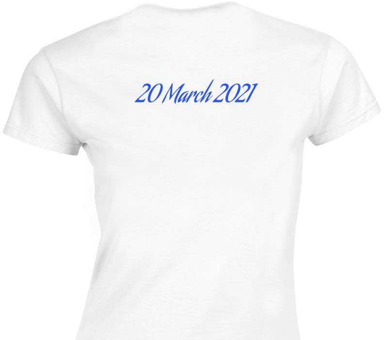 Custom Womens Soft Style 100% Cotton White T-Shirt
